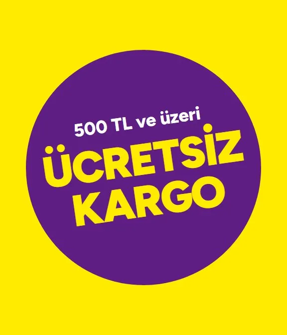 500 TL ve üzeri ücretsiz kargo