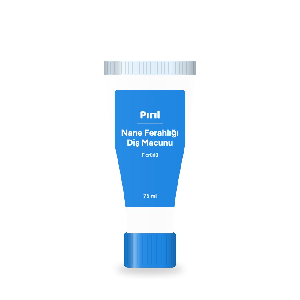 Pırıl Nane Ferahlığı Florürlü Diş Macunu 75 ml