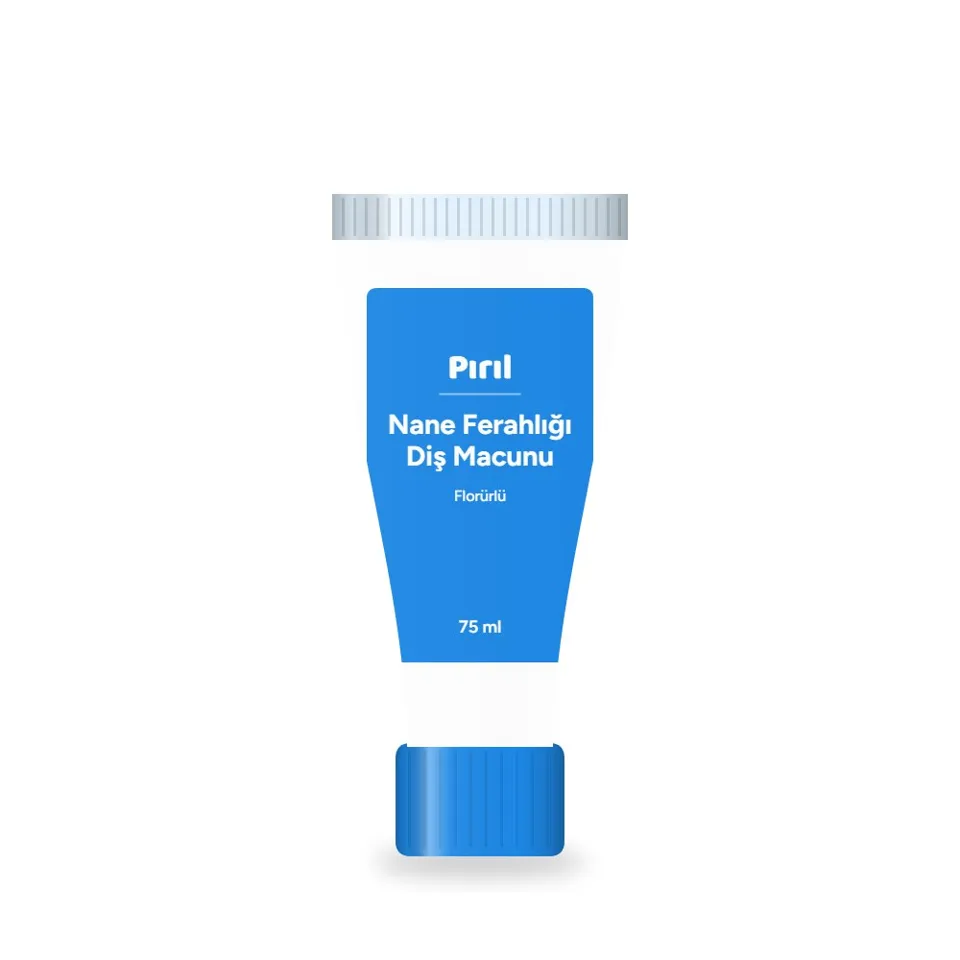Pırıl Nane Ferahlığı Florürlü Diş Macunu 75 ml