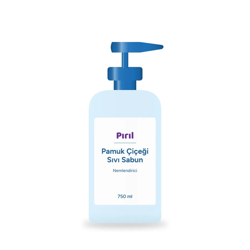 Pırıl Pamuk Çiçeği Nemlendirici Sıvı Sabun 750 ml